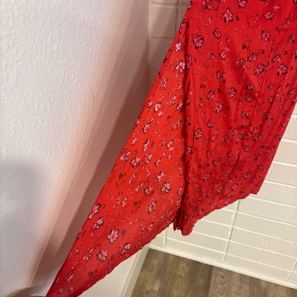 Free People Bijou skirt in cherry red - Picture 8 of 8